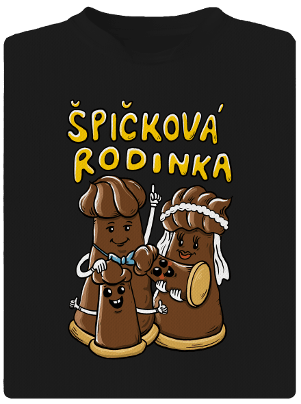Špičková rodina II dětské sportovní tričko Black