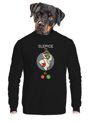 unisex mikina bez kapuce