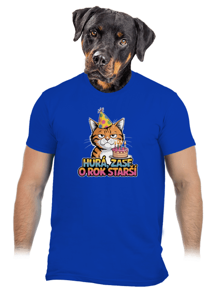 O rok starší pánské tričko Royal Blue