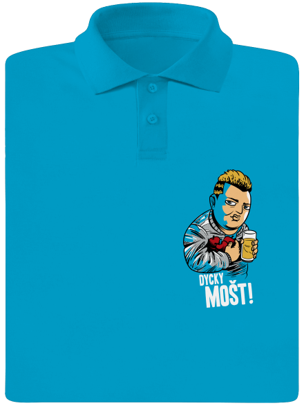 Dycky mošt pánská polokošile Blue Atol