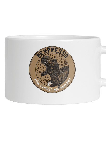 Rex-presso hrnek makronka White