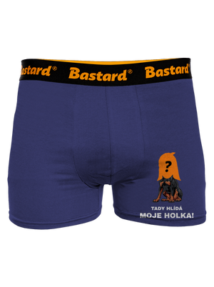 Tady hlídám já boxerky Blue Navy