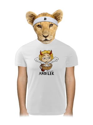 Andílek dětské sportovní tričko White