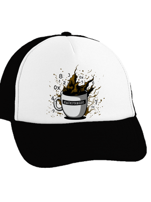 Hackpresso  kšiltovka truckerka Black cap