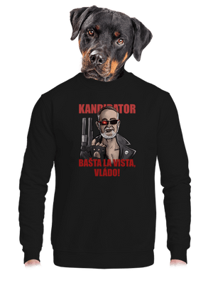 unisex mikina bez kapuce