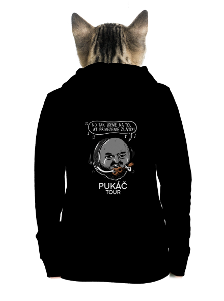 Pukáč tour dámská mikina na zip Black