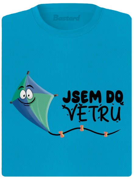 Do větru dámské sportovní tričko Blue Atol
