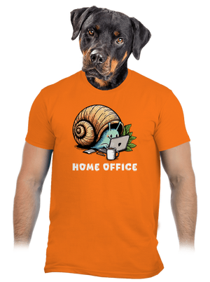 Šnekův home office pánské tričko Orange