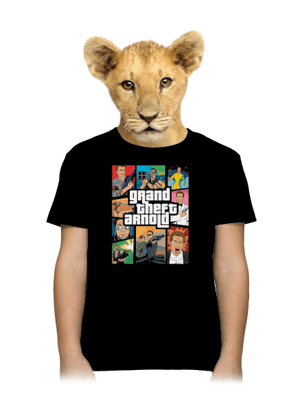 Grand Theft Arnold dětské tričko Black