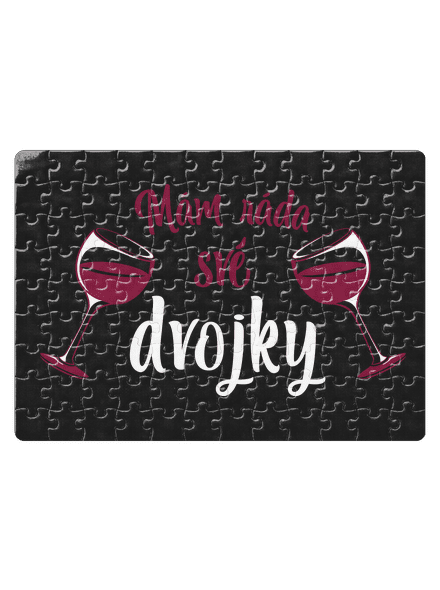 Dvojky puzzle White