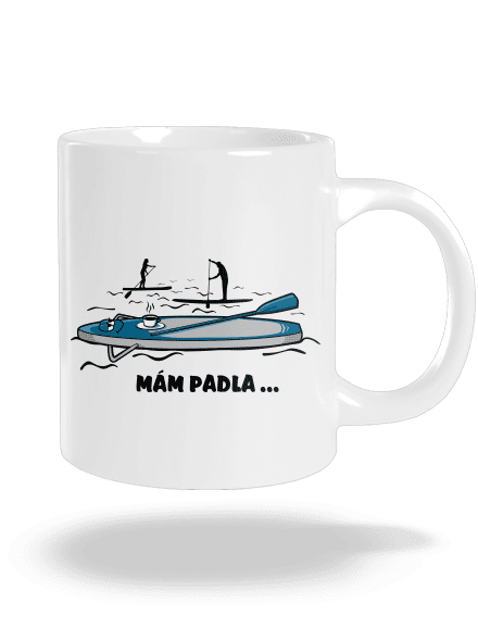 Mám padla velký hrnek White