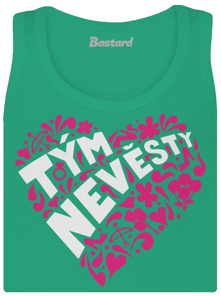 Tým nevěsty dámské tílko klasické Mint Mal