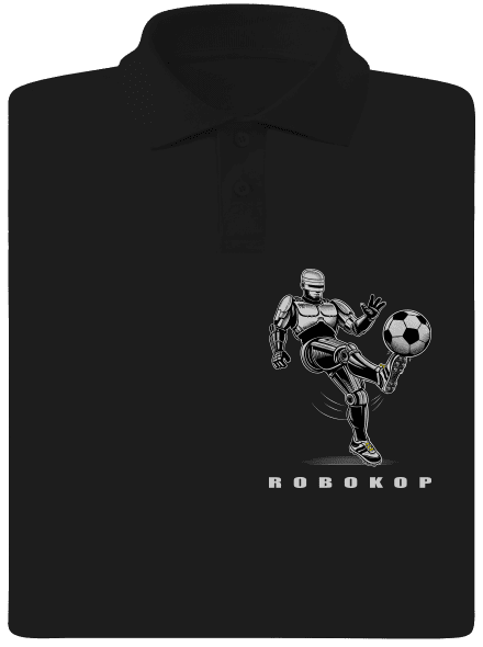 Robokop pánská polokošile Black
