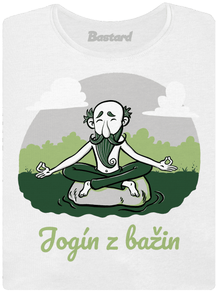 Jogín z bažin dámské tričko s lemem White