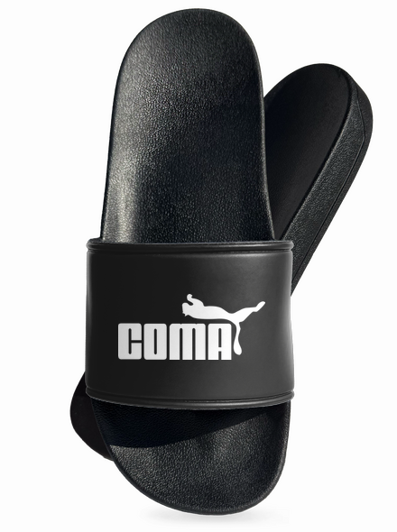 Coma pantofle Black