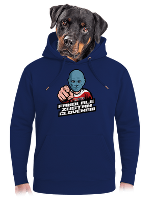 Fandi, ale zůstaň Fantomasem unisex mikina premium Navy