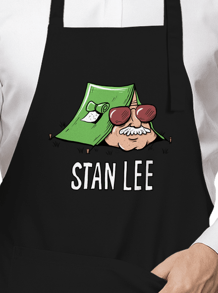 Stan Lee zástěra Black