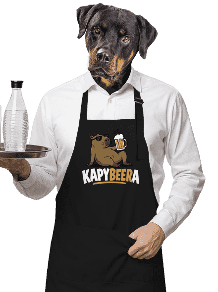 Kapybeera zástěra Black