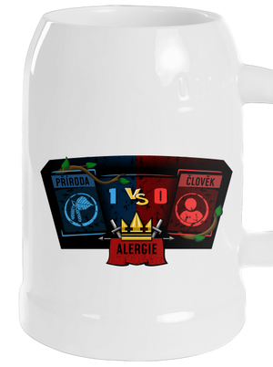 Příroda vs. člověk půllitr White