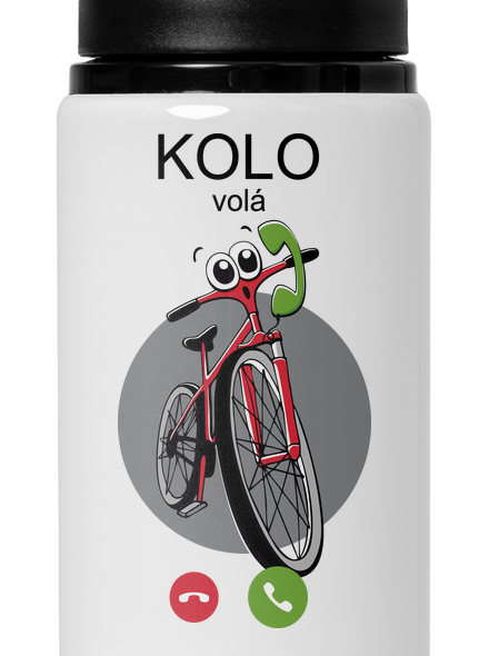 Kolo volá lahev na vodu White