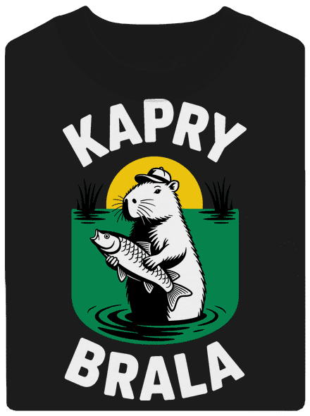 Kapry brala unisex mikina bez kapuce Black