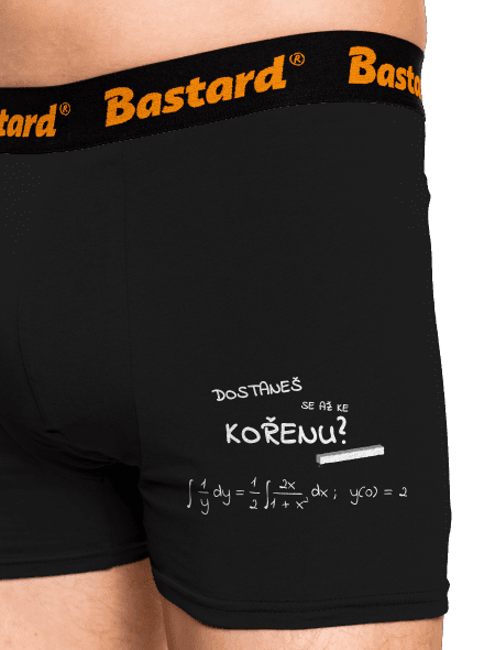 Rovnice a zkouška boxerky Black