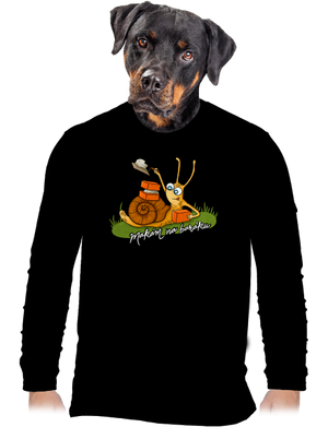 Makám na baráku pánské dlouhý rukáv Black