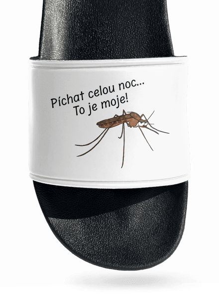Komár s výdrží pantofle White