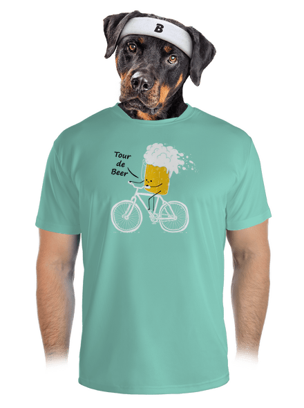 Tour de beer pánské sportovní tričko Mint Mal