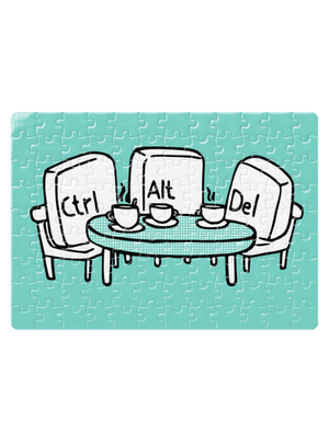 Nerozluční kamarádi puzzle White