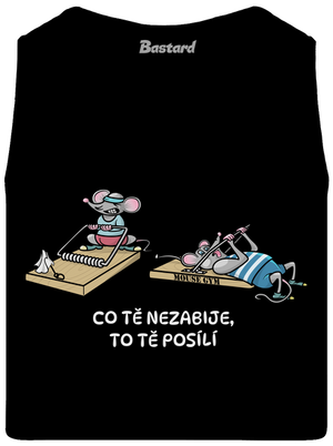 Co tě nezabije pánské tílko Black