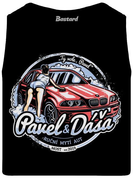Automyčka Pavel pánské tílko Black