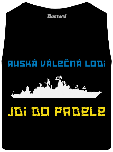 Ukrajina - Loď pánské tílko Black