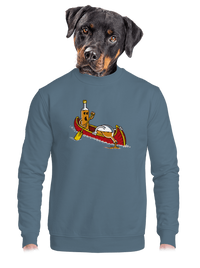 unisex mikina bez kapuce