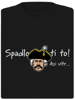 Spadlo ti to dámské sportovní tričko Black