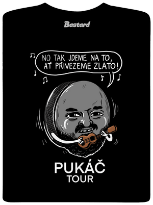 Pukáč tour pánské tričko Black