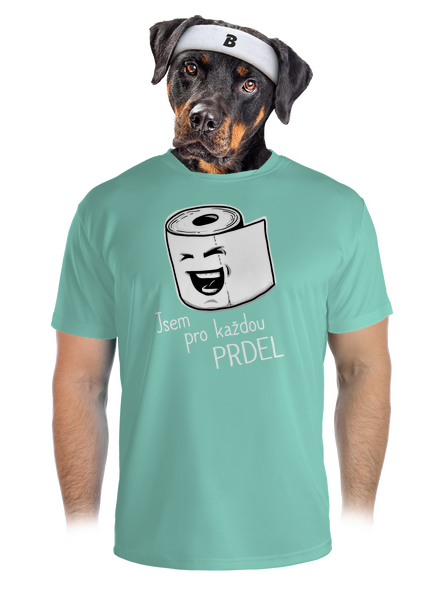 Prdel pánské sportovní tričko Mint Mal