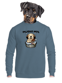 unisex mikina bez kapuce