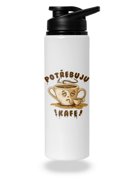 Potřebuju kafe lahev na vodu White