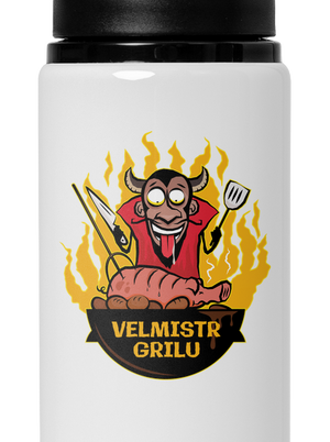 Velmistr grilu lahev na vodu White