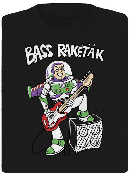 Bass Rakeťák dámské sportovní tričko Black