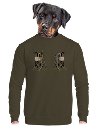 unisex mikina bez kapuce