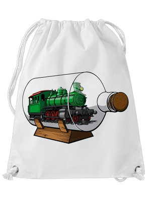 Lokomotiva v láhvi vak White