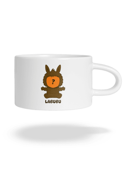 Labubu hrnek makronka White