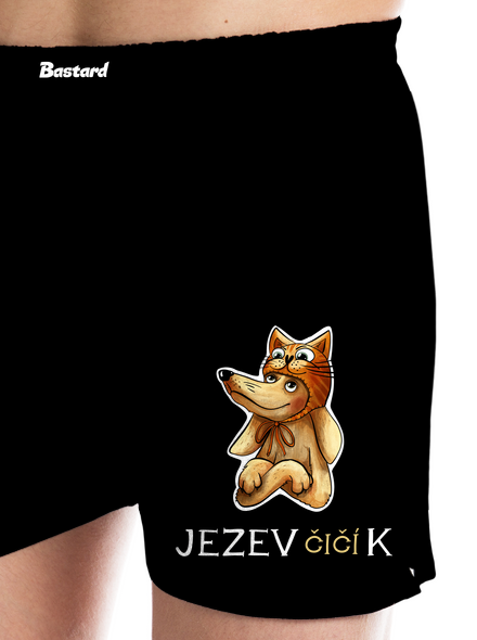 Jezevčičík pánské trenky Black