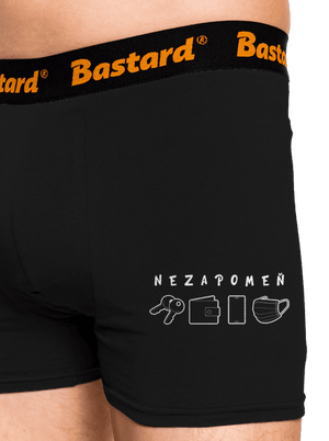 Nezapomeň boxerky Black