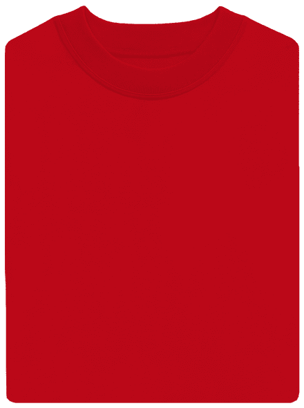 Bez potisku unisex mikina bez kapuce Red