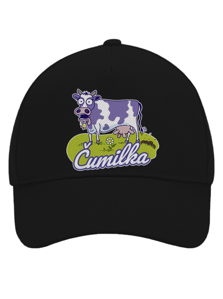 Čumilka kšiltovka baseballka Black