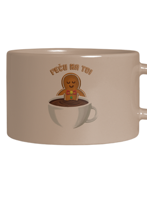 Peču na to! hrnek makronka Brown Macaron