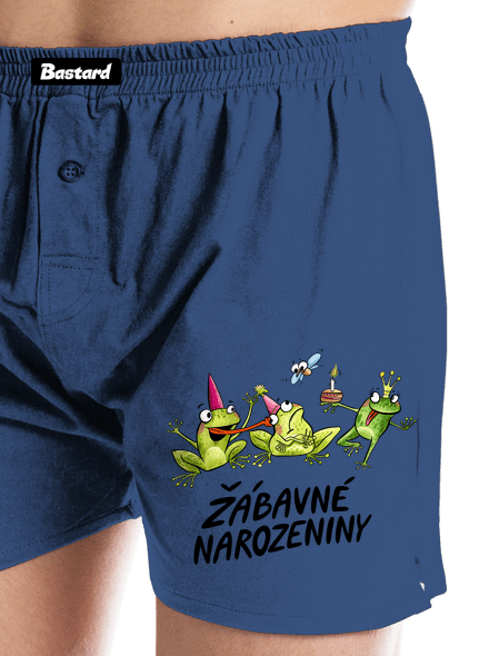 Žábavné narozeniny pánské trenky Blue